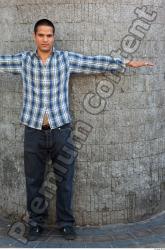 Whole Body Man T poses Casual Average Street photo references